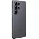 Samsung Galaxy S25 Ultra vegán gyári bőrtok, fekete (Új, Csomagolássérült)