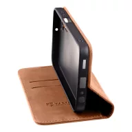   Tactical Xproof Xiaomi Redmi Note 14 Pro+ 5G flip/oldalra nyíló tok, barna
