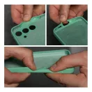 2mm Motorola G05 / E15 szilikon hátlap tok, menta zöld