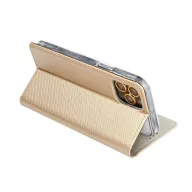 Magnet Motorola G05 / E15 mágneses flip tok, arany