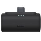 Baseus Compact powerbank / külső akkumulátor Lightning csatlakozóval, 5000mAh, PD, 20W, fekete