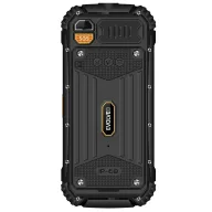  Evolveo StrongPhone Q1 Dual SIM strapabíró nyomógombos mobiltelefon, fekete-narancs