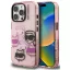 Karl Lagerfeld IML Multi K&CH Heads iPhone 15 Pro hátlap tok, rózsaszín