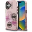 Karl Lagerfeld IML Multi K&CH Heads iPhone 16 hátlap tok, rózsaszín