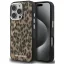 Karl Lagerfeld IML Leopard iPhone 16 Pro Max MagSafe kompatibilis leopárd mintás hátlap tok, barna