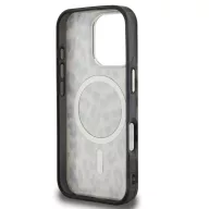   Karl Lagerfeld IML Leopard iPhone 16 Pro Max MagSafe kompatibilis leopárd mintás hátlap tok, barna