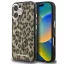 Karl Lagerfeld IML Leopard iPhone 16 MagSafe kompatibilis leopárd mintás hátlap tok, barna