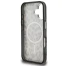 Karl Lagerfeld IML Leopard iPhone 16 MagSafe kompatibilis leopárd mintás hátlap tok, barna