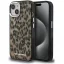 Karl Lagerfeld IML Leopard iPhone 15 MagSafe kompatibilis leopárd mintás hátlap tok, barna