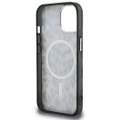 Karl Lagerfeld IML Leopard iPhone 15 MagSafe kompatibilis leopárd mintás hátlap tok, barna