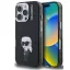 Karl Lagerfeld IML Aquarelle Karl iPhone 16 Pro Max hátlap tok, fekete