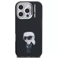   Karl Lagerfeld IML Aquarelle Karl iPhone 15 Pro Max hátlap tok, fekete