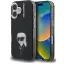 Karl Lagerfeld IML Aquarelle Karl iPhone 16 hátlap tok, fekete