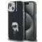 Karl Lagerfeld IML Aquarelle Karl iPhone 15 hátlap tok, fekete