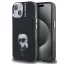 Karl Lagerfeld IML Aquarelle Karl iPhone 15 hátlap tok, fekete