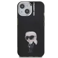   Karl Lagerfeld IML Aquarelle Karl iPhone 15 hátlap tok, fekete