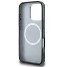 Karl Lagerfeld IML K&CH Heads Repeated Logo iPhone 15 Pro Max MagSafe kompatibilis hátlap tok, fekete