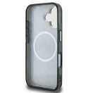 Karl Lagerfeld IML K&CH Heads Repeated Logo iPhone 16 MagSafe kompatibilis hátlap tok, fekete