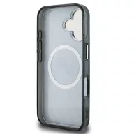   Karl Lagerfeld IML K&CH Heads Repeated Logo iPhone 16 MagSafe kompatibilis hátlap tok, fekete