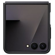   Samsung Galaxy Z Flip 7 KindSuit gyári vegán bőr tok, fekete