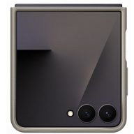   Samsung Galaxy Z Flip 7 KindSuit gyári vegán bőr tok, bézs