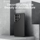 Nillkin CarboProp Aramid Samsung Galaxy S25 Ultra mágneses műanyag hátlap tok, fekete