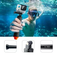   Tech-Protect Ga100 vízálló kamera tartó, Gopro / Dji kamera kompatibilis, fekete