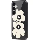 Samsung X Marimekko Dual Layer Galaxy S25 gyári tok, fekete-bézs