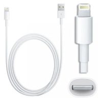   Apple USB-A-Lightning kábel, 1m, fehér. csomagolás nélkül (BULK)