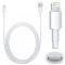 Apple USB-A-Lightning kábel, 1m, fehér. csomagolás nélkül (BULK)