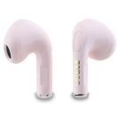 Guess Classic Logo Charm TWS vezeték nélküli fülhallgató, rózsaszín