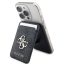 Guess 4G Metal Logo MagSafe kompatibilis kitámasztható kártyatartó, fekete