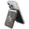 Guess 4G Metal Logo MagSafe kompatibilis kitámasztható kártyatartó, barna