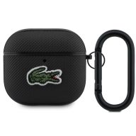 Lacoste Petit Pique Croc Logo Patch AirPods 4 tok, fekete