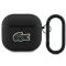 Lacoste Petit Pique Croc Logo Patch AirPods 4 tok, fekete