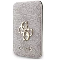   Guess 4G Metal Logo MagSafe kompatibilis kitámasztható kártyatartó, rózsaszín