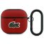Lacoste Petit Pique Croc Logo Patch AirPods 4 tok, piros