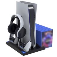   iPega P5013 PS5 multifunkcionális konzol tartó állvány kontroller töltő résszel, fekete