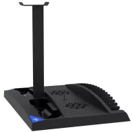   iPega P5013 PS5 multifunkcionális konzol tartó állvány kontroller töltő résszel, fekete