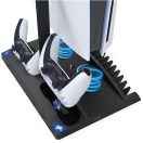 iPega P5013 PS5 multifunkcionális konzol tartó állvány kontroller töltő résszel, fekete