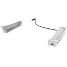 iPega P5S008 PS5 Slim / PS5 Pro vízszintes tartó / állvány, USB HUB, fehér