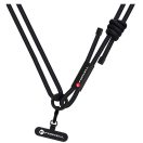 Forcell F-Design S10X165 nyakba / vállra akasztható telefontartó, állítható hossz max. 82,5cm, fekete