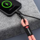 Forcell F-Design R10X40 csuklóra akasztható telefontartó / csuklópánt, állítható hossz max. 20cm, rózsaszín-fehér