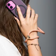   Forcell F-Design L8X36 csuklóra akasztható telefontartó / csuklópánt, állítható hossz max. 18cm, fekete