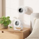 Hoco HX66 asztali ventilátor digitális kijelzővel, 5 fokozattal, fehér