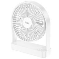   Hoco HX65 asztali ventilátor, 2000mAh akkumulátorral, 2 fokozattal, fehér