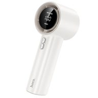   Hoco HX64 hordozható kézi ventilátor, 3600mAh akkumulátorral, LED kijelzővel, 5 fokozattal, fehér