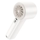 Hoco HX64 hordozható kézi ventilátor, 3600mAh akkumulátorral, LED kijelzővel, 5 fokozattal, fehér