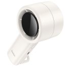 Hoco HX63 hordozható kézi ventilátor, 2000mAh akkumulátorral, LED kijelzővel, 5 fokozattal, fehér