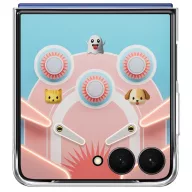 Samsung Galaxy Z Flip 7 gyári FlipSuit tok, átlátszó